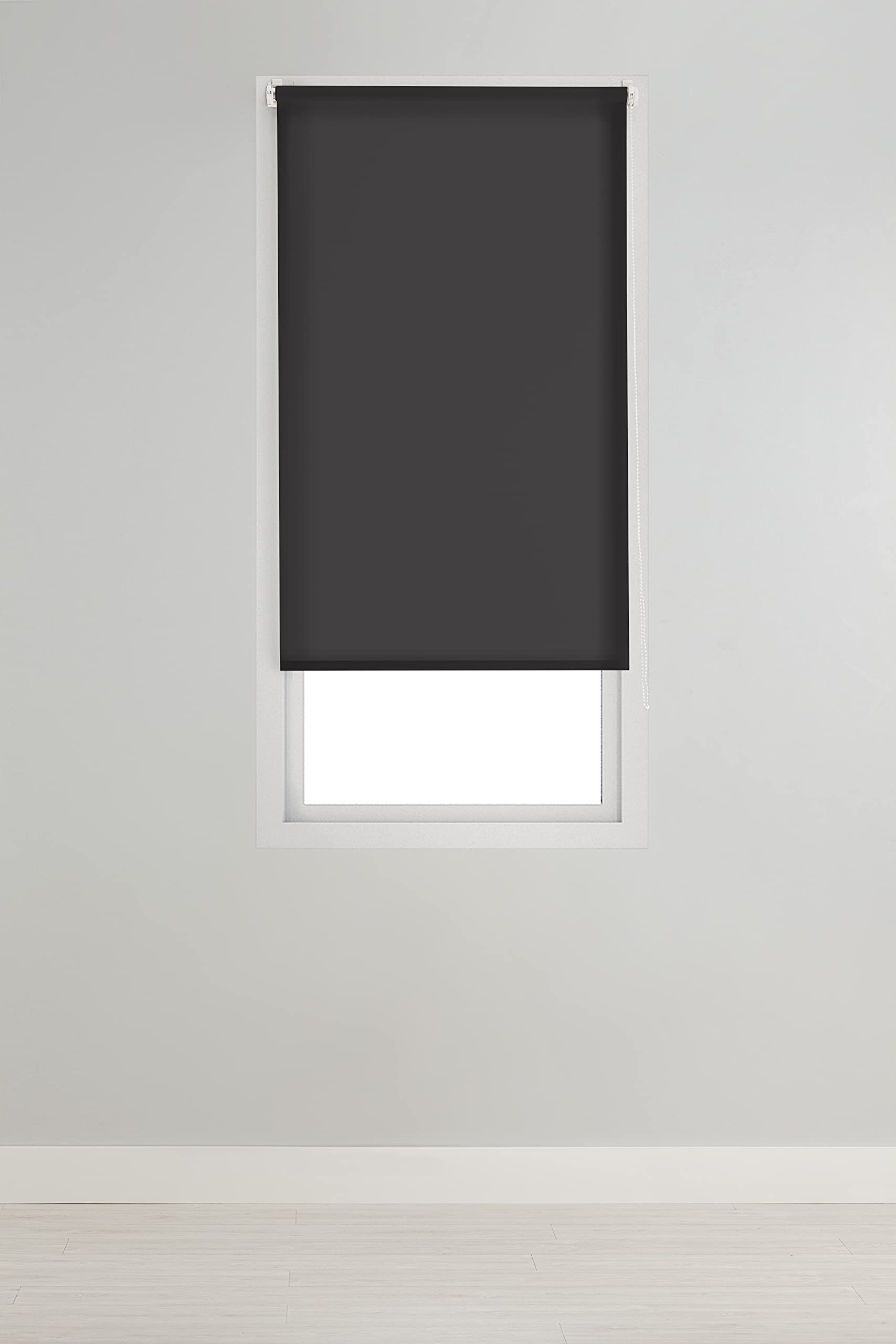 Estoralis | Gove | Store Enrouleur | sans Outil Tissu Tamisant uni | Anthracite | 110 x 180 cm (Largeur/Hauteur) Taille du Tissu 107 x 175 cm | Stores pour fenêtres et Portes