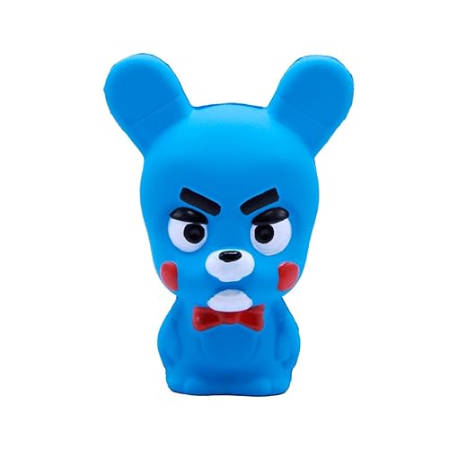 Miniatura 4 de Five Nights at Freddy's SquishMe - FNAF Action Figures Set - Fazbear Figures (Freddy, Chica, Bonnie, Golden Freddy, Foxy, and the puppet), FNAF