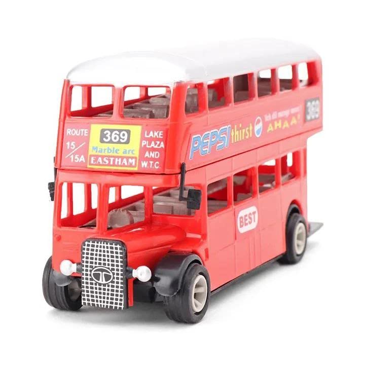 My toy kid Pull Back Deluxe Double Decker Toy Bus for Kids | Very Big Size, Pack of 1, Red (B0B22QDRS9) Amazon Price History, Amazon Price Tracker