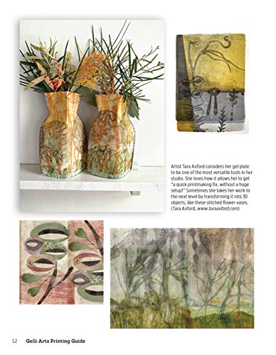 Gelli Arts® Printing Guide: Printing Without a Press on Paper and Fabric Using the Gelli Arts® Plate
