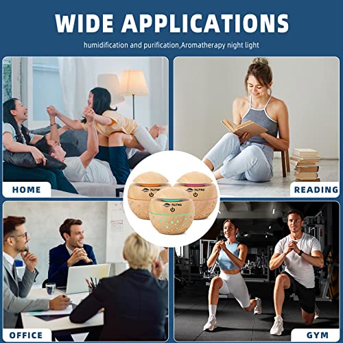 Tgtng Essential Oil Diffuser,Aromatherapy Diffuser,Air Humidifier,Ultrasonic Cool Mist Air Diffuser With Low Noise Design, Led Light In 7 Colors, Housewarming Gift For New Homes #TOP4