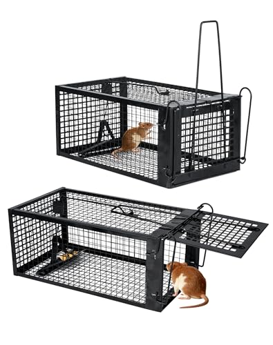 Akunsz 2X Rattenfalle Lebend Groß XXL Lebendfalle Ratte Rat Trap...