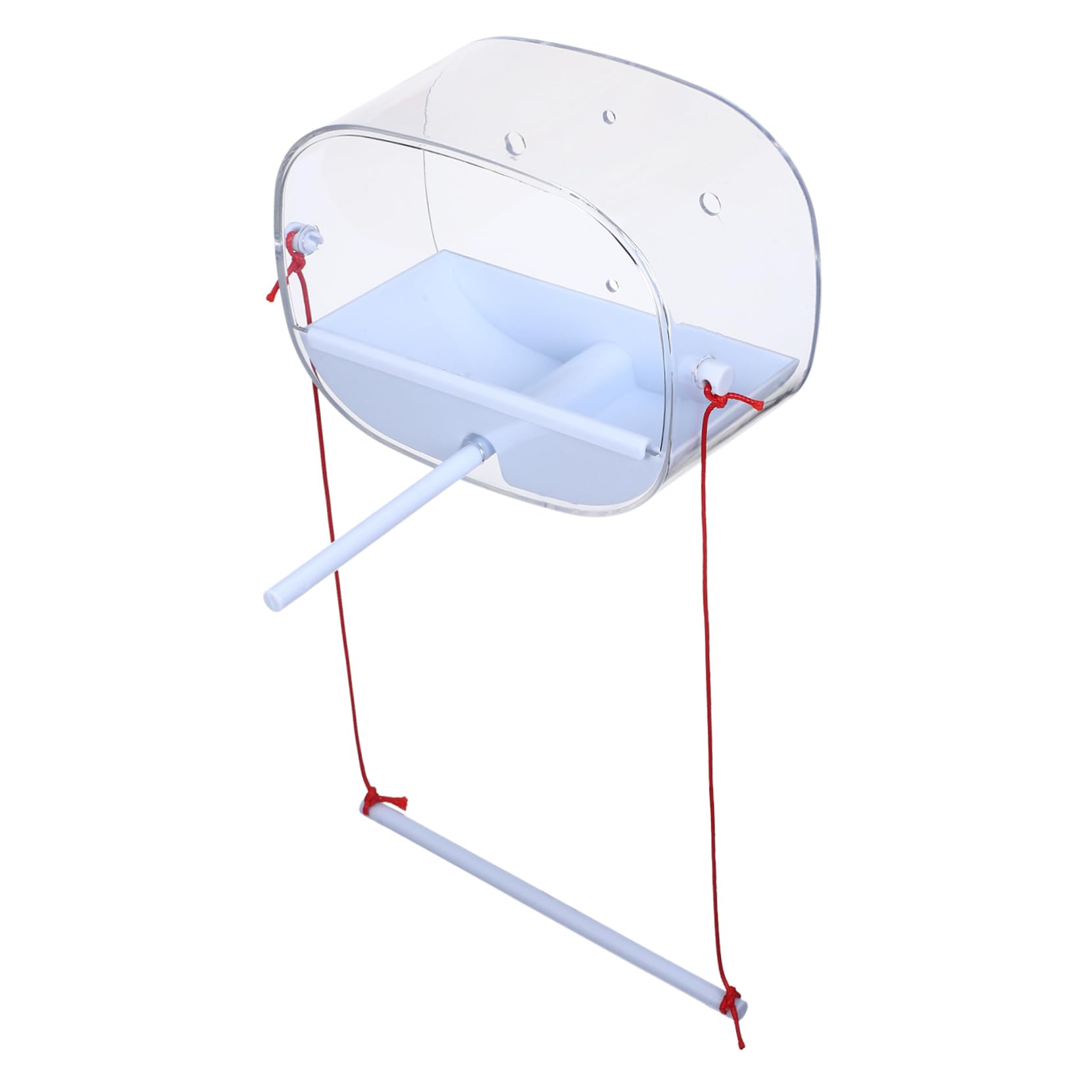 Mipcase 5 Set Mangiatoia Per Uccelli Alimentatore a Finestra Mangiatoia Per Pappagalli Con Ventosa Finestra Delle Mangiatoie Per Uccelli Mangiatoie Per Uccelli Per Finestra P.s Bianca