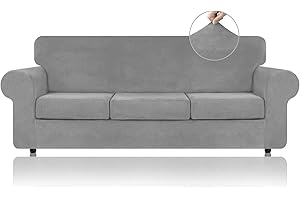 WEERRW Couch Covers in Velvety Grey