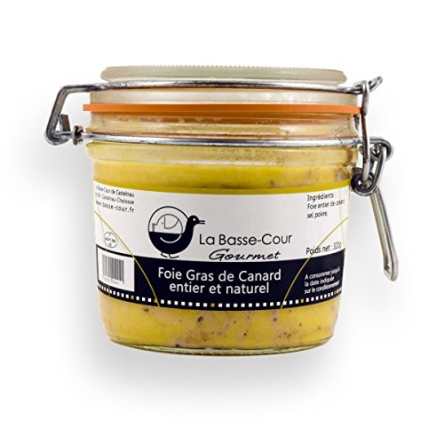 Foie Gras entier de canard Basse Cour en bocal de 320g