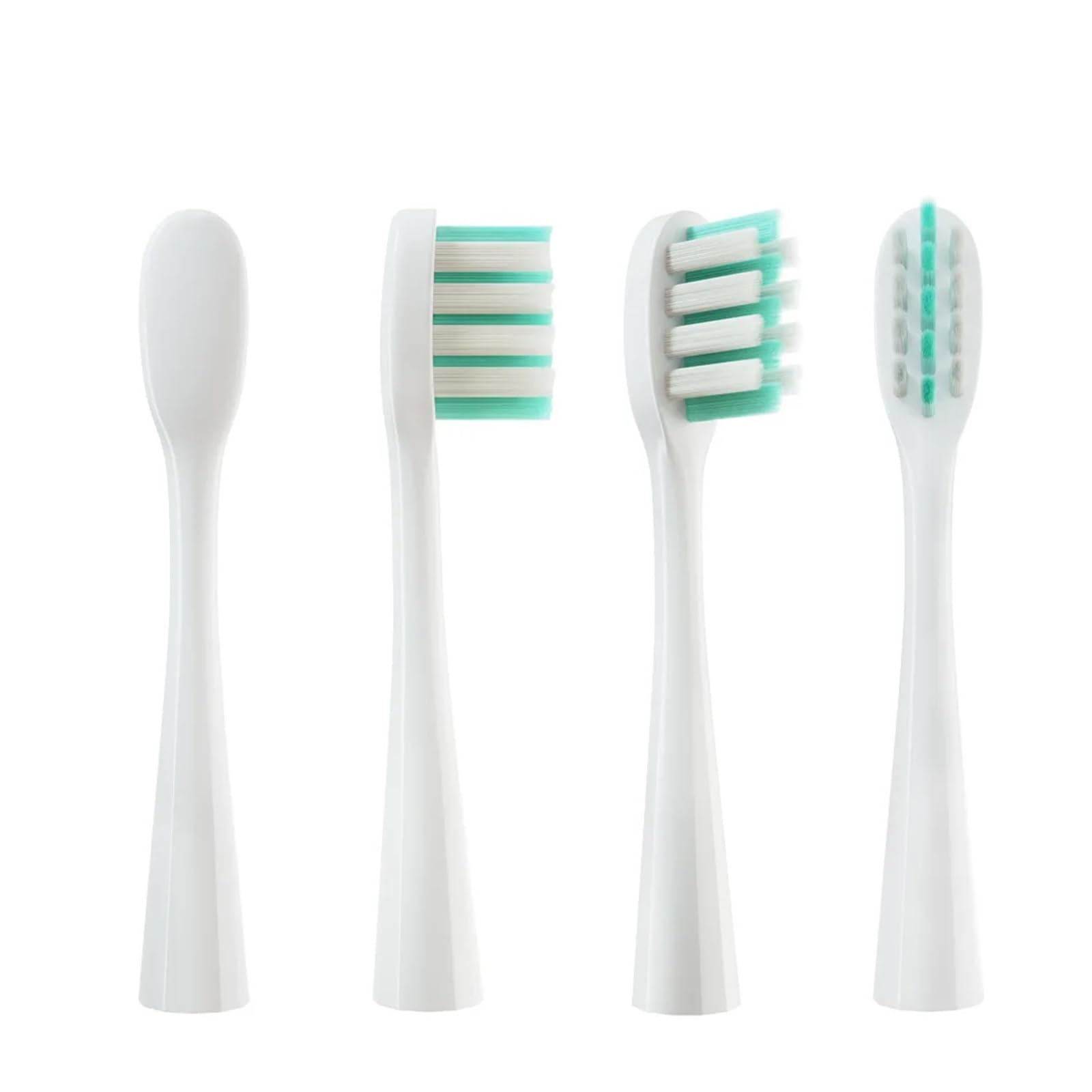 8 testine di ricambio for spazzolino, compatibili con for da denti tipo Deep Clean/setole morbide for la cura orale(Soft bristle White)