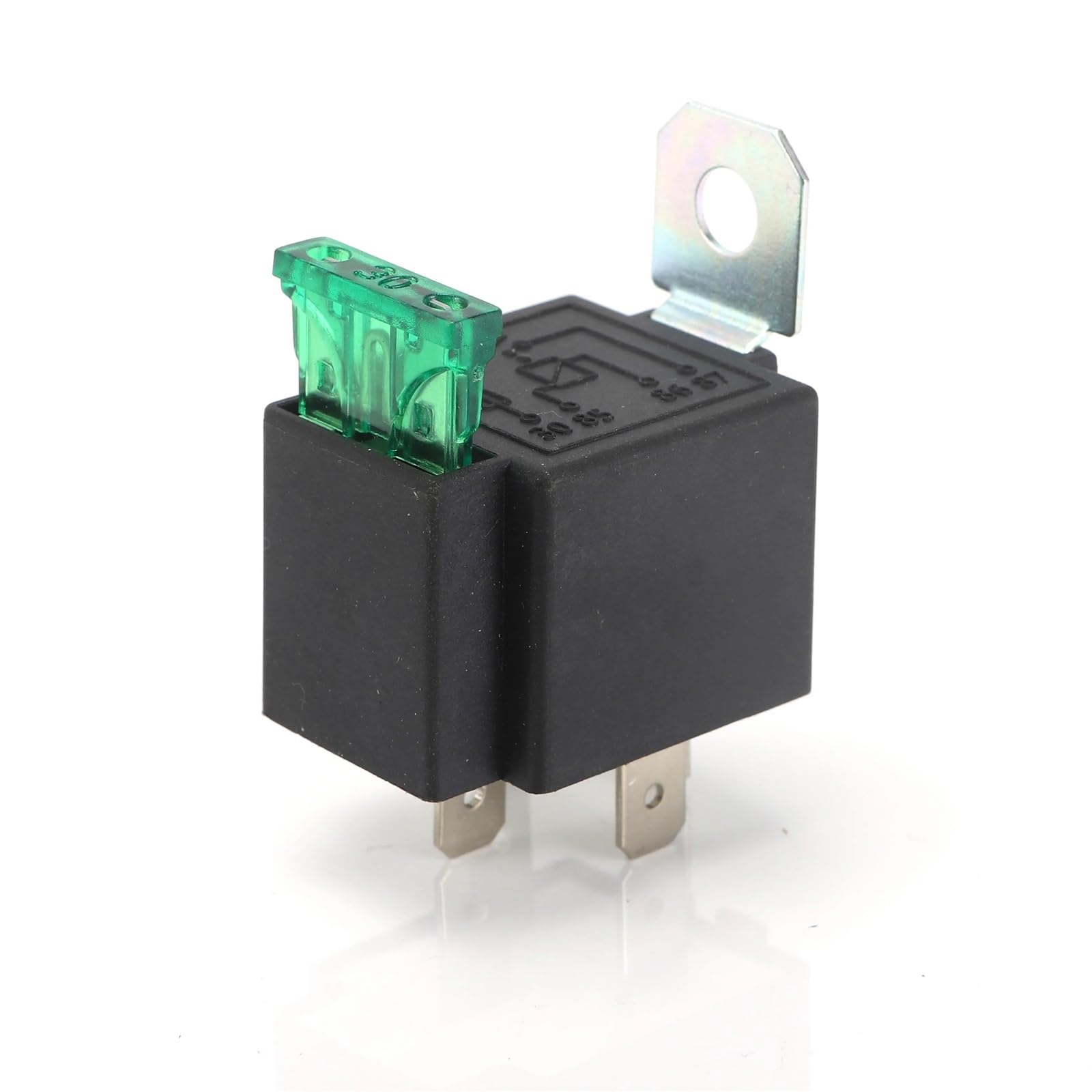 Relais de moteur 12V 30A avec fusible 4 broches et support