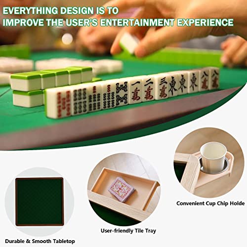 Table de jeu pliante robuste avec grand bureau durable de poker - 4
