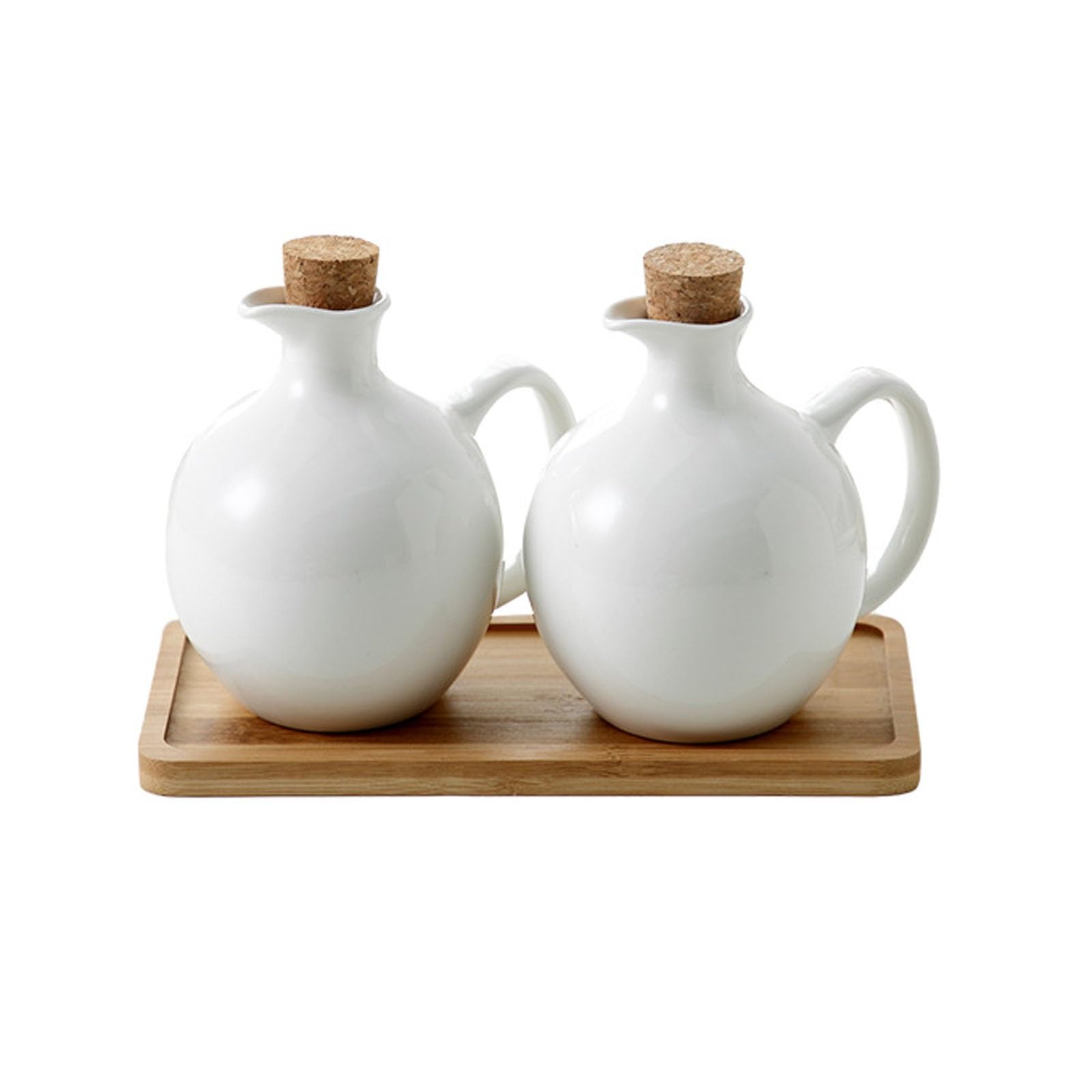 Juego de botellas dispensadoras de aceite de cerámica, tarros de vinagre y especias para salsas y condimentos, perfecto para almacenamiento y dispensación
