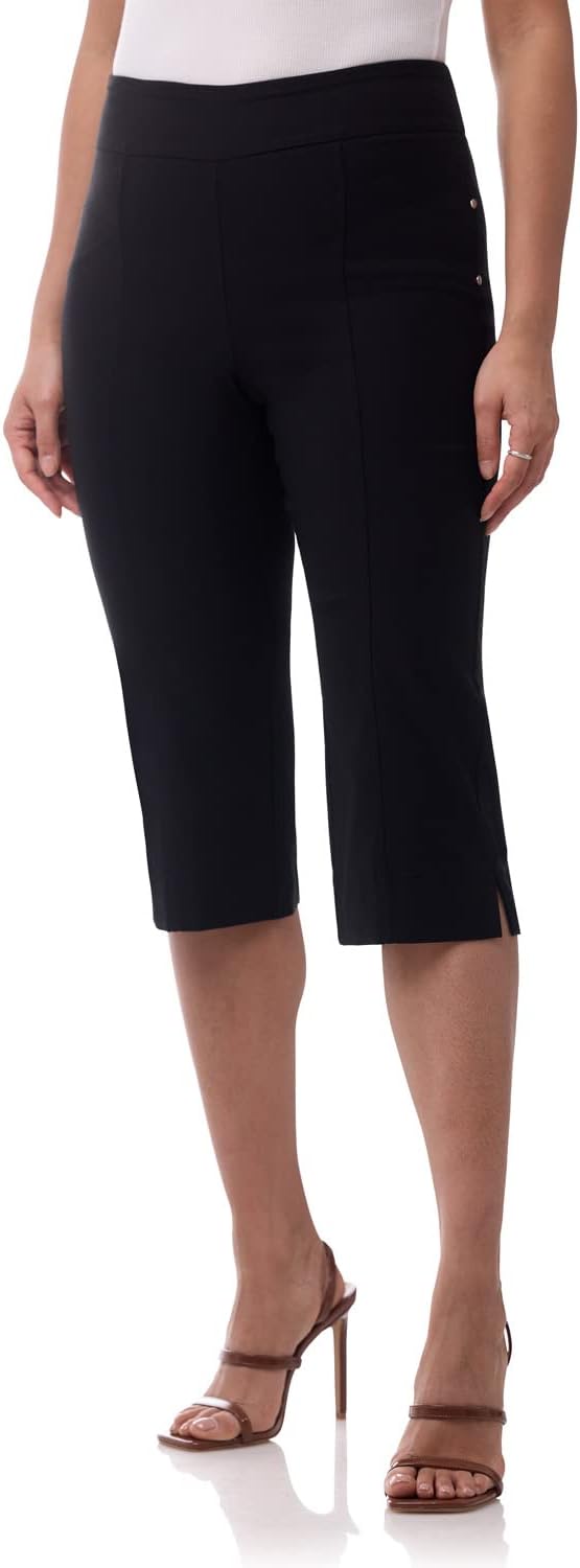 Rekucci Womens Ease into Comfort Capri with Seams