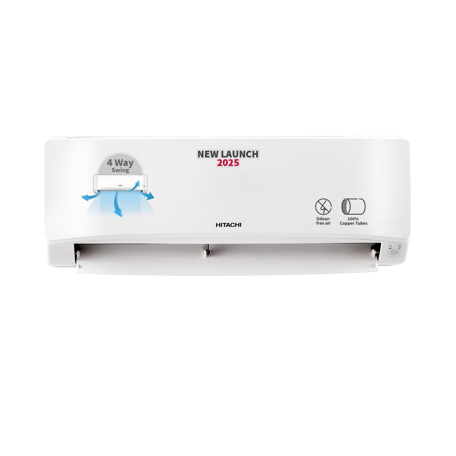 Hitachi 1 Ton Class 3 Star, 4-Way Swing, Long airthrow, Fixed Split AC (100% Copper, Dust Filter, 3200FL RAS.B312PCAIBA1, White)-image-49