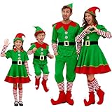 Créer une atmosphère de Noël : créant une atmosphère de Noël chaleureuse pour les fêtes, les costumes d'elfe de Noël sont pleins d'éléments de Noël et d'hiver, conçus avec une jolie perspective d'elfe.