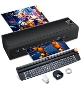 A3 Laminator Machine, 13 Inch 9-in-1 Thermal Laminator with Sheets for Hot & Cold Laminating Mach...