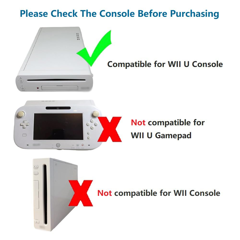 Alimentatore di rete AC da parete per console Wii U
