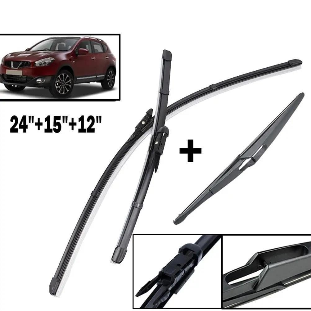 Kit Spazzole Tergicristalli Anteriori E Posteriori per N&issan per Qashqai J10 2006-2013 Parabrezza Anteriore E Posteriore