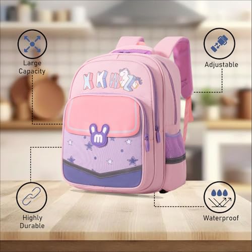 Image of Tinytot 22 Litre 17-Inch Waterproof Large School Bag for Boys & Girls, Kids School Bag, School Backpack for Girls and Boys, for Kids, Ideal for Children