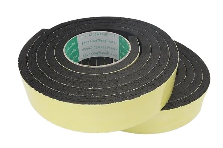 Bande adhésive en mousse de caoutchouc EVA noire à forte adhérence (5 mm, 8 mm, 10 mm d'épaisseur) - Bande d'étanchéité anti-collision(10mmx2Mx30mm)