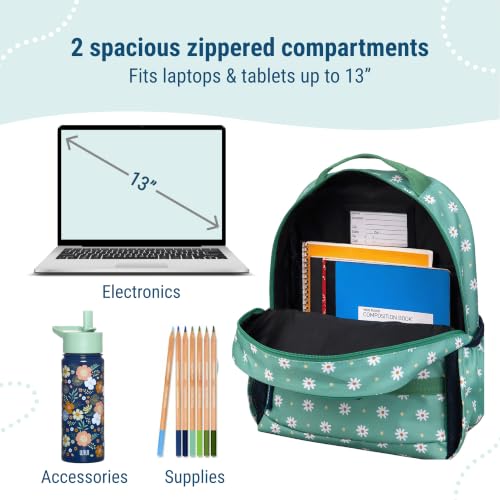 Image of Wildkin 15 inch Kids Backpack for School & Travel - Durable, Padded, Multiple Pockets, Boys & Girls Ages 5-10