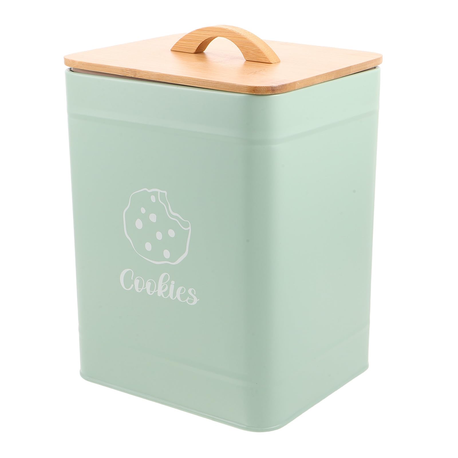 UKCOCO Barattolo per Biscotti con Coperchio Sigillato, Verde Chiaro