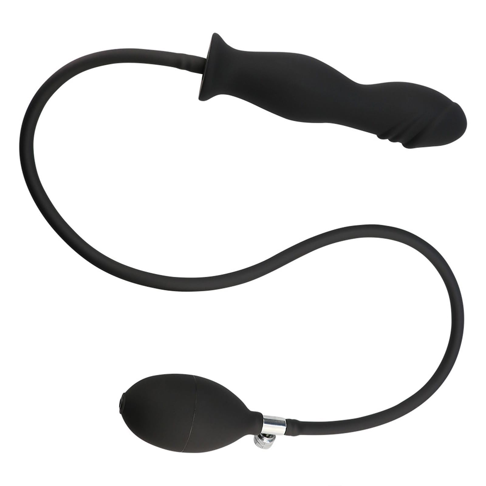 Silicone Dildo Inflatable Anal Plug Butt Inflatable Anal Plug Stimulating Extension of Anus and Vagina SM Sex Toys