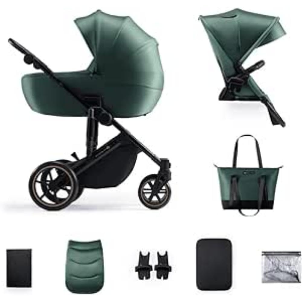 Wózek wielofunkcyjny Kinderkraft PRIME 2 2w1 zielony