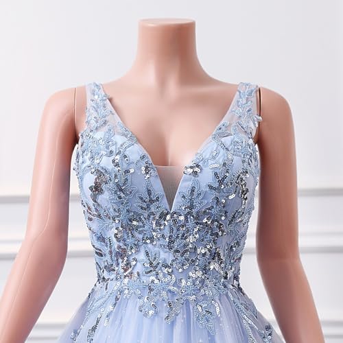 Image of Women's Beading Sweetheart Ball Gown Tulle Layed Long Quinceanera Dress