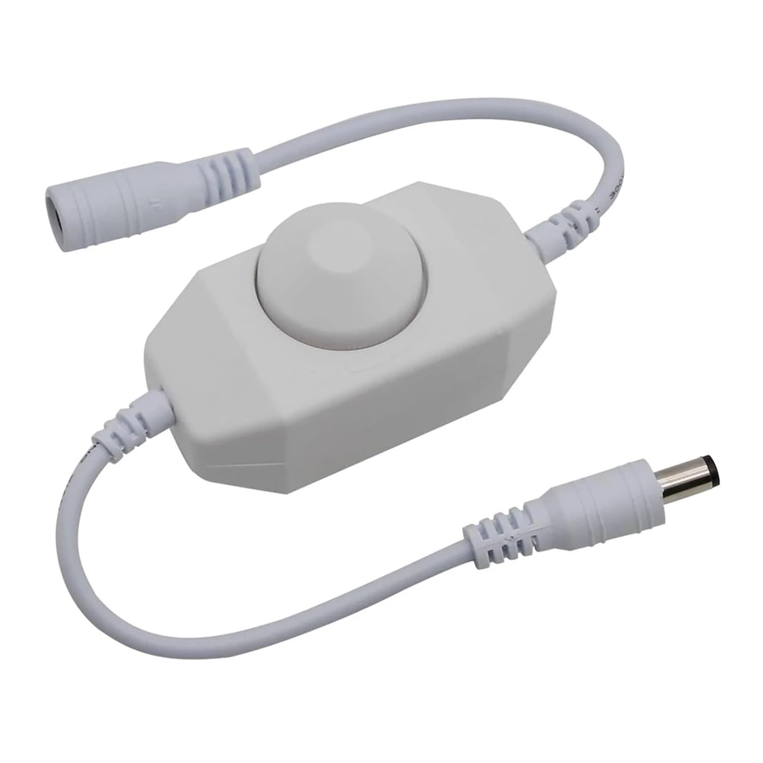 LED dimmer Switch COB Brightness Adjustment Controller 2835 5050 5730 5630 Driver LED Light with Power Supply Controller DC12V 24V(LED Dimmer-Black)