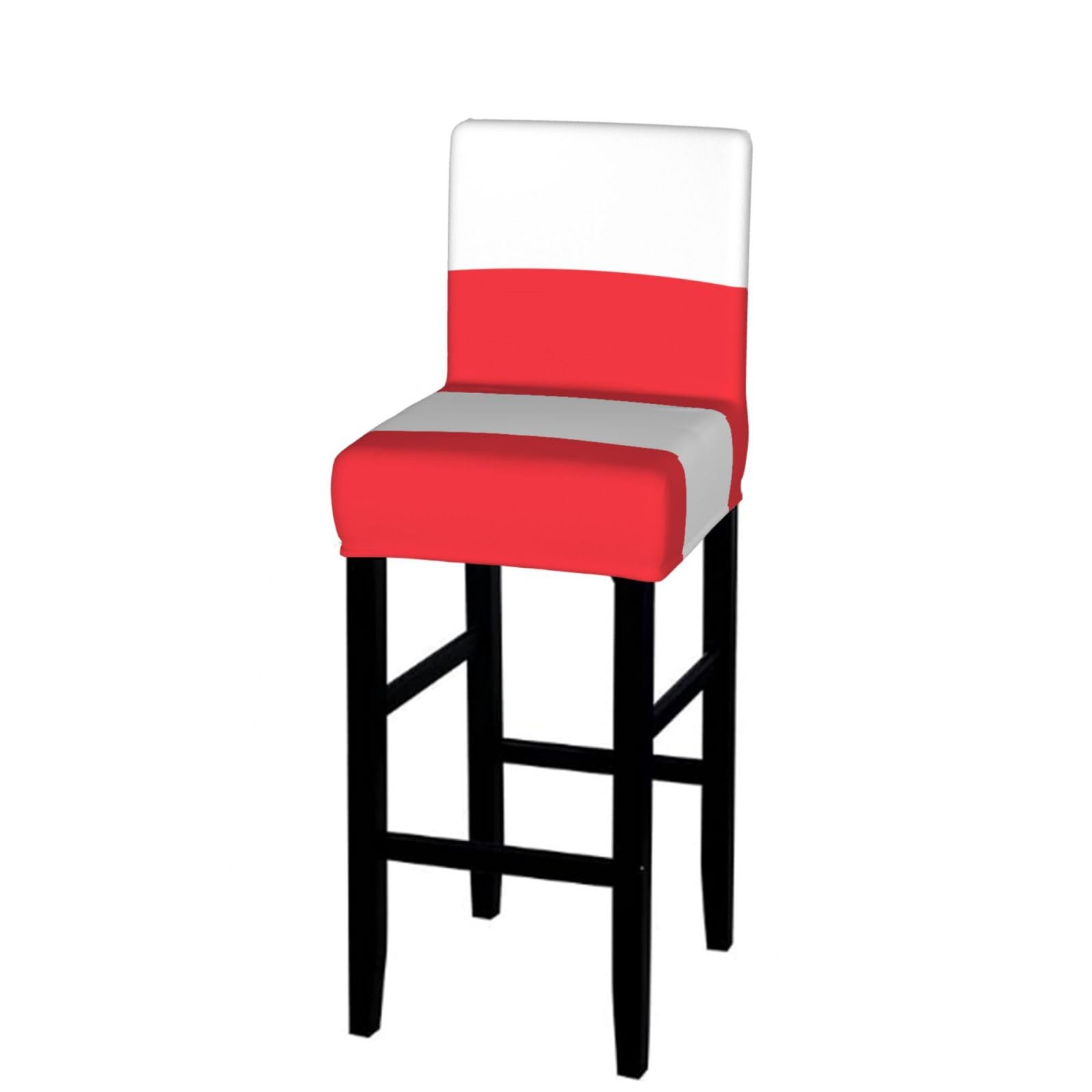 Flag of Indonesia Bar Stool Cover-Stretchy Chair Slipcover for Kitchen