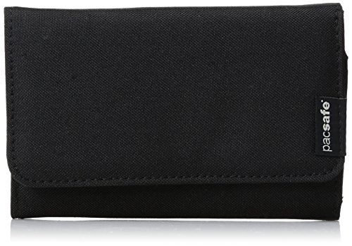 Preisvergleich Produktbild Pacsafe RFIDsafe LX100 Diebstahlschutz RFID-blockierender Wallet, schwarz (schwarz) - PAC10740_1_Noir / 100