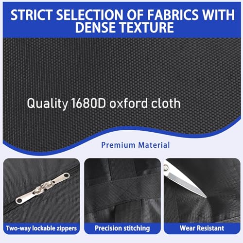 Giant Storage Duffel Bag Huge Moving Bag Great for Traveling, Camping, Big Items Storage, Moving, College Kids and More (300L Black)3