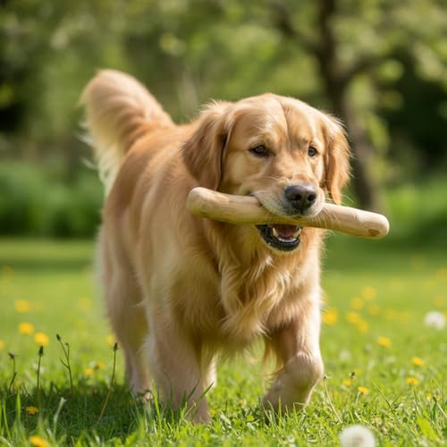 JcvPot 4 Kaffeeholz Für Hunde, Natürliches Kauholz Für Welpen Und Erwachsene Hunde, Kauspielzeug Zur Zahnreinigung Und Stressabbau, 14cm Länge, 1.8-2cm Durchmesser