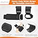 dophee 1 Pair Weight Lifting Hooks, Heavy Duty Hand Grip Support Wrist Straps Men Women Gym Gloves for Powerlifting Pull-ups Deadlifts Shrugs