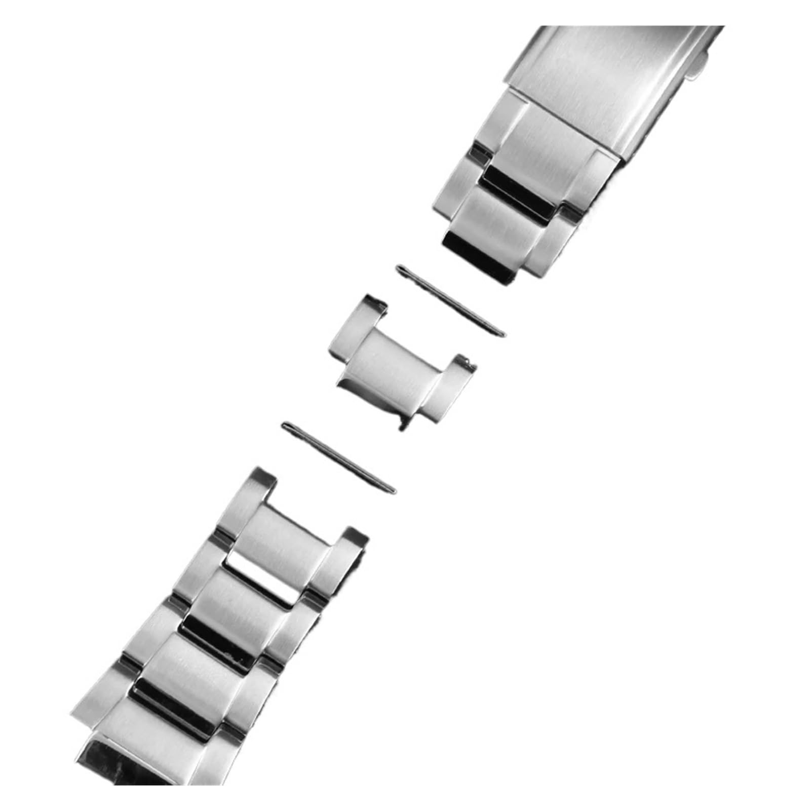 Cinturino for orologio in acciaio di precisione solido compatibile con Casio G-SHOCK GST-B200 GST-200D, cinturino for da uomo sgancio rapido rialzato, 16 mm