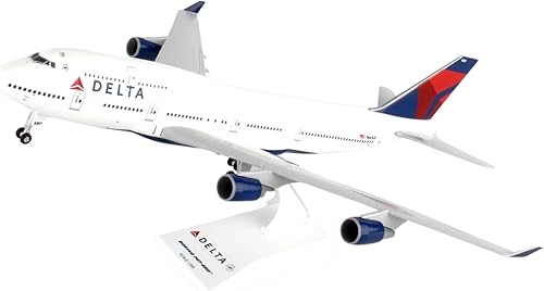 Miniatura 2 de Daron Skymarks Delta 747 – 400 Avión Modelo de Building Kit con Gear, 1/200-scale