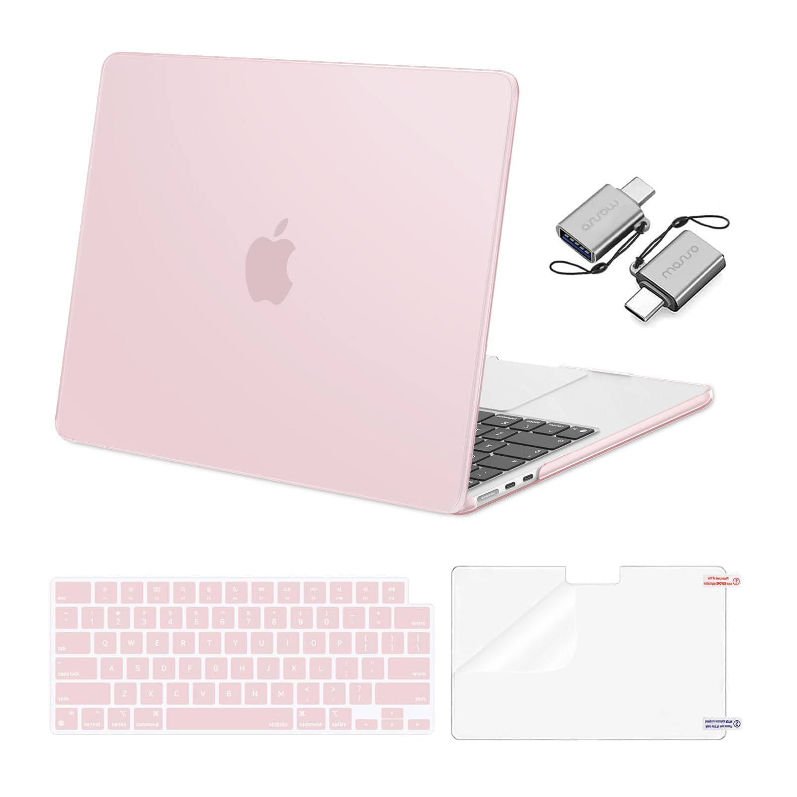 MOSISO Compatible with MacBook Air 13 inch Case M5 2026 M4 M3 M2 2025-2022