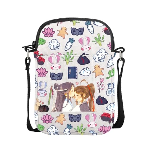 CMNIM Mo Dao Zu Shi Merch Wangxian Crossbody Bag Wei Wuxian Lan Wangji Story Lover Gifts Danmei Novel TV Show Inspired Purse (Mo Dao Zu Shi Mini CB)