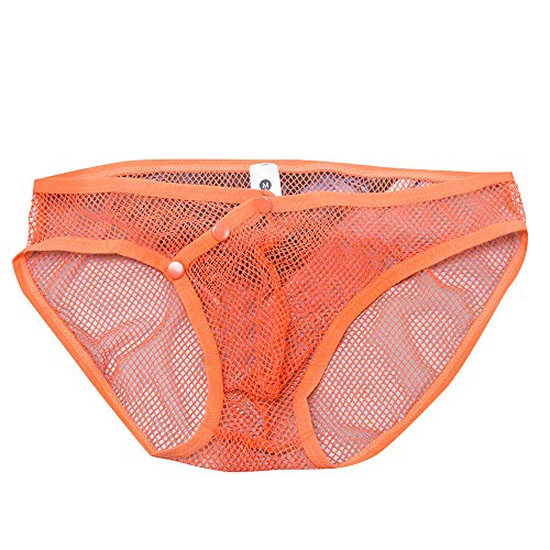 BaZhaHei Ropa interior Ropa Interior Transparente de Gasa cómoda para Hombres Calzoncillos triángulo Corto Calzoncillos Boxer Sexy Transparente de Malla Completo