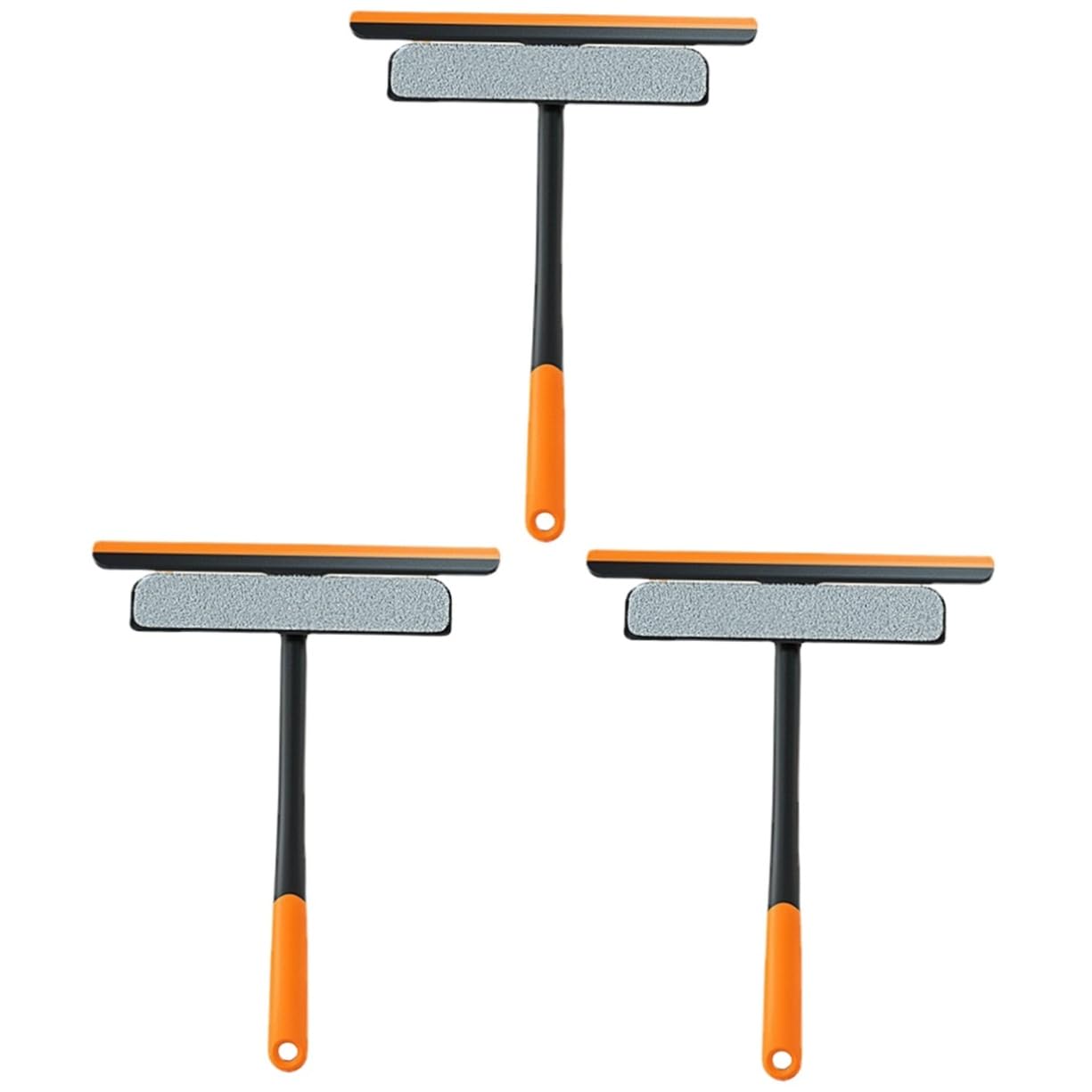 3 Piezas Limpiador de Pantallas de Ventana con Cabezal Reemplazable Cepillo Multifuncional para Limpieza de Cristales y Pantallas de Ventana Herramienta de Limpieza y Ergonómica