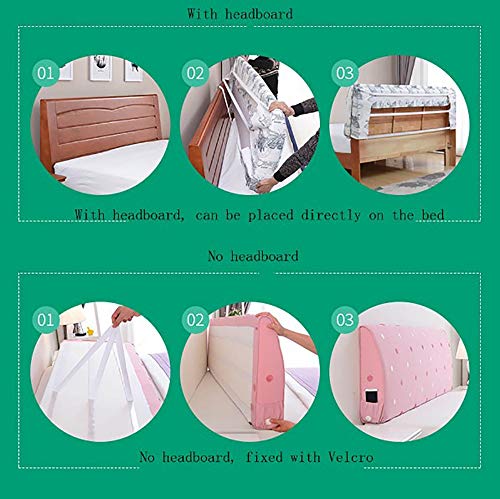 Lxlights kussen op het nachtkastje voor tweepersoonsbed, brede rugleuning, wasbare stof, zacht en huidvriendelijk, 4 kleuren - Afbeelding 4