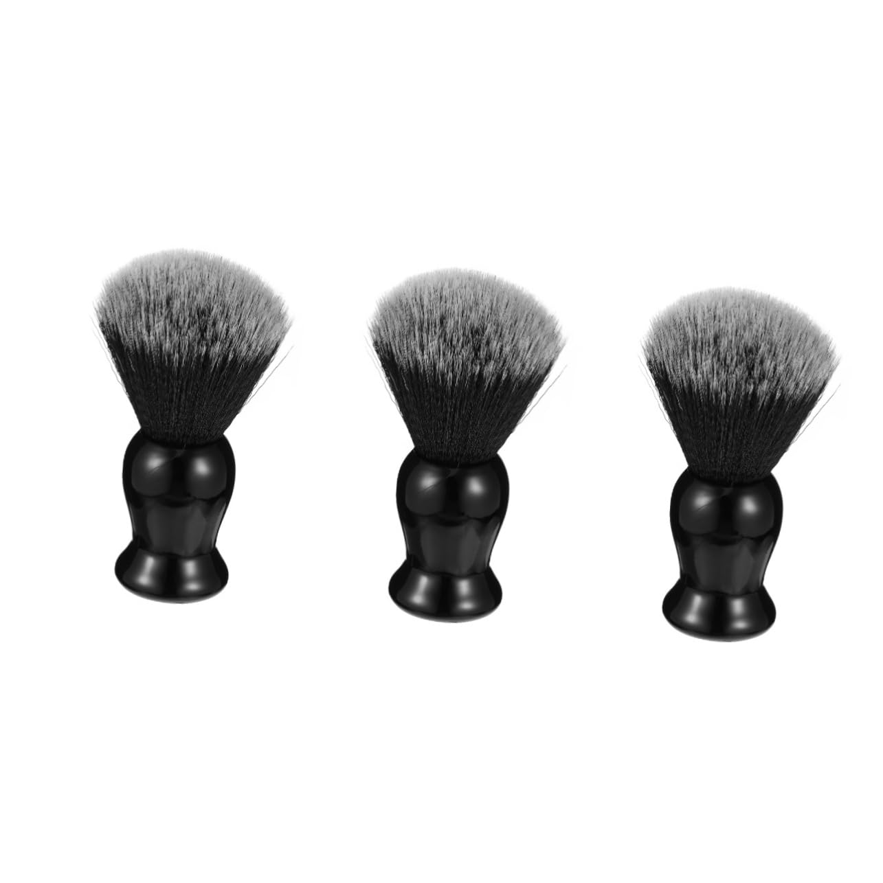 SOESFOUFU 3pcs Beard Filler Kit for Men Beard Grooming Shaving Brush Set Wooden Handle Shave Brush Softener Care
