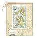 Cavallini Papers & Co Cavallini Vintage World Map Cotton Tea Towel