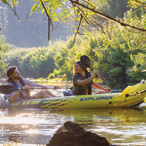 Intex set kayak explorer k2 - 2 pers (inclus rames et gonfleur)