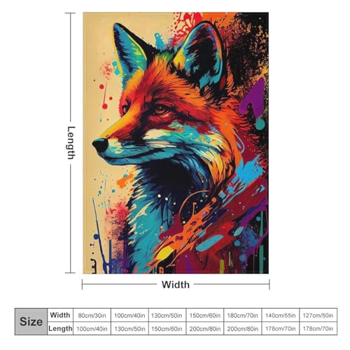 Couverture polaire renard, une idée cadeau douce et utile pour la maison - 6
