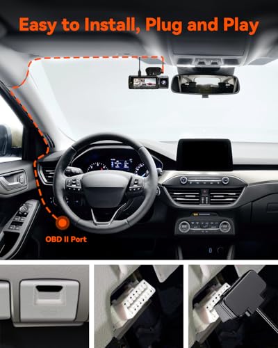 Image of VANTRUE 10ft Type C USB LED Screen OBD Hardwire Power Cable, 3 Gear Shifting, Low Voltage Protection for Parking Mode, for E1 Pro,N4 Pro,N5,N4,S1 Pro,N2 Pro,N2X, E360 /ACE, E1,E1 Lite,E2,E3 Dash Cam
