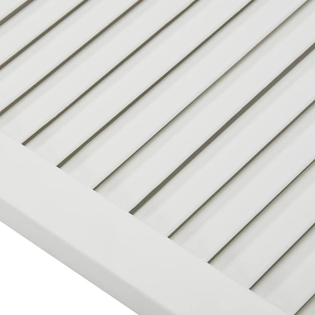 Bussandri Exclusive - Puerta de láminas de madera maciza de pino blanco, 99,3 x 49,4 cm