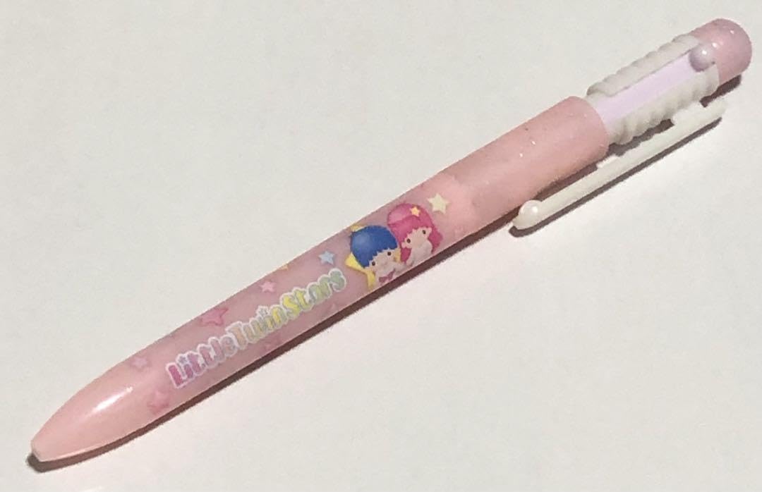 希少　キキララ　ボールペン　シャーペン　リトルツインスターズ　平成レトロ 新品・未使用】キキララ 5色ボールペン+シャープペンシル 多機能