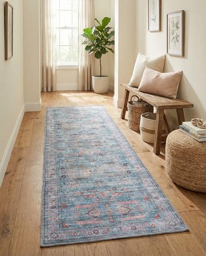 Alfombra Rugs.com Maahru Azul 2x6 pies Runner miniatura 1