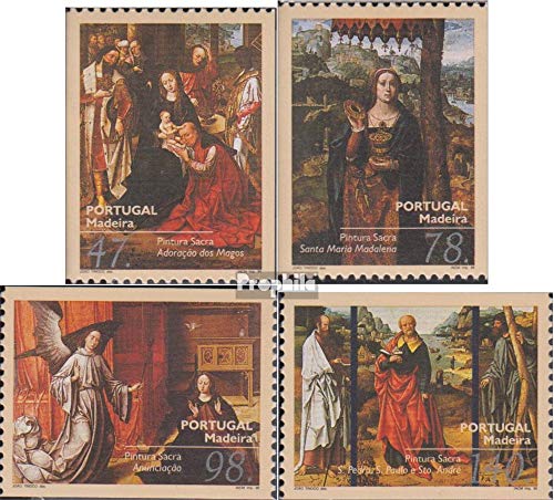 Portugal - Madeira 183C-186C (Complete.Issue.) unmounted Mint/Never hinged ** MNH 1996 Religious Paintings (Stamps for Collectors) Painting