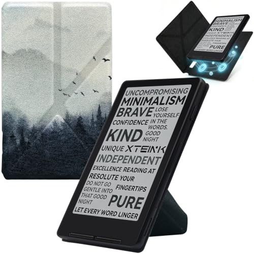 Magnetic Case for 4.3" Xteink X4 Pocket E-Ink eBook Reader (Misty Forest)