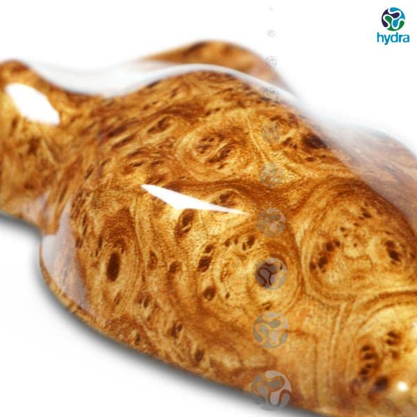 Hydro Dipping Film Feuille Hydrographie Water Transfer Printing Activateur Kit Activator Hydrographics effet bois Largueur: 100cm. Longuer: 200cm (HMR-124)